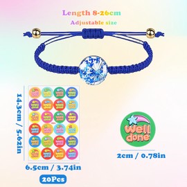 Disnace 10 Stück Verstellbar Gewebt Freundschaftsbänder, Freundschaftsarmband Bunte Blumen Geflochtenes Schnurarmband, Freundschaft Armbänder für Frauen Fußkettchen Schmuck Schnurarmband Bunt