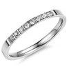 Fashion Month Women 2mm Titanium Stainless Steel Cubic Zirconia CZ