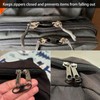 Zipper Clips Anti Theft Double Opening Zipper Pull Replacement Removable