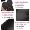 Tuheerst Real Hair Wefts Human Hair Bundles Natural Black Human