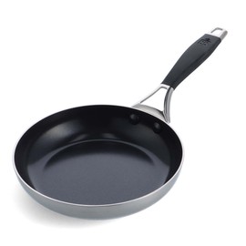 BK Intelligence Stainless Steel Induction 8" Nonstick Frying Pan Skillet, PFAS Free, Dishwasher Safe, Black