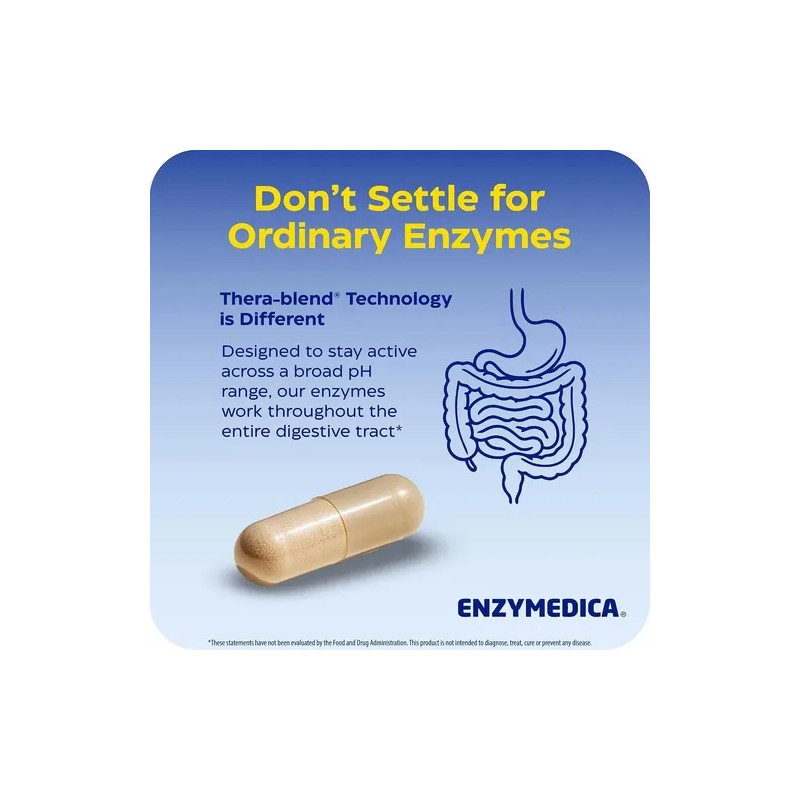 Enzymedica Digest Basic Cápsulas Enzimas Digestivas Suplemento