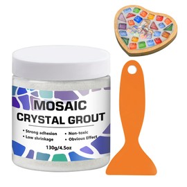 CAMUTKRY Mosaic Crystal Grout – Ultimate Grouting Solution & DIY Craft Essential for Mosaic Tile Projects, Handmade Art, & Home Decor (4.5oz)