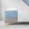 Estella Fitted sheet terry pastel blue size 140x200 cm -