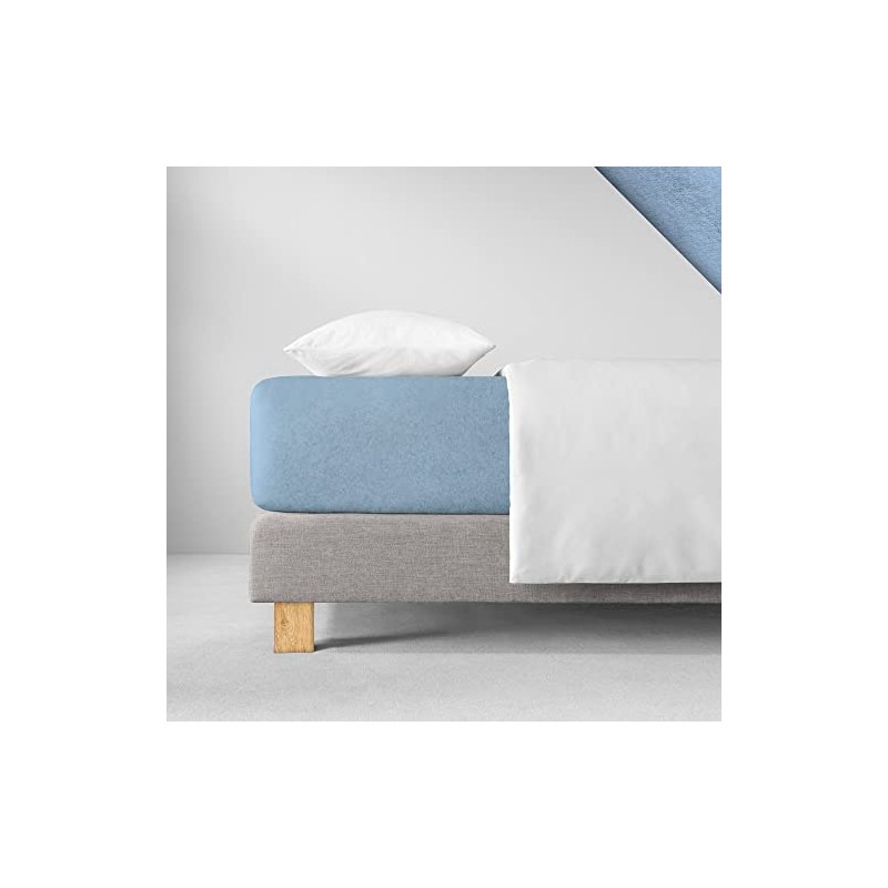 Estella Fitted sheet terry pastel blue size 140x200 cm -