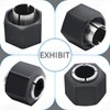 For DEWALT 12.77mm Collet And Nut 2-Pack for DW6212/DW616/DW618 Router