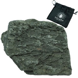 Solara Crystal | Raw Healing Crystals – Natural Amethyst, Quartz, Citrine & More | Chakra Balancing, Meditation, Energy Cleansing, Spiritual Decor, Gift Bag Included (Black Tourmaline)