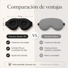 2 Pieza Antifaz para Dormir y 2 Pares Tapones Auditivos