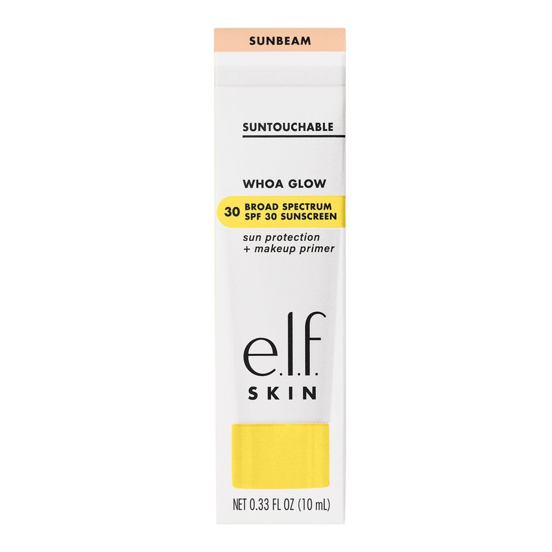 e.l.f. SKIN Suntouchable Whoa Glow SPF 30 Mini, Sunscreen &