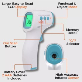 Pursuequality shop Thermometer Infrared Forehead Temp Checker for Baby, Kids' and Adults