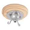 ElekTek 3 Hook Ceiling Rose Kit with Matching Screws Cord