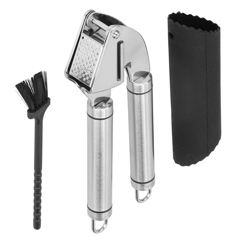 Garlic Press 304 Stainless Steel Mincer Crusher Fine Polished Mirror