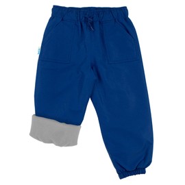 JAN & JUL Kids Warm Waterproof Ski Pants (Fleece-Lined: Nebula Blue, 12 Years)