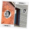 WOONEKY Exhaust Vent Cap Durable Outdoor Vent Cover for Range