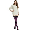 BABAHU Ladies Extra Long Cotton Striped Thigh High Socks, ZZ-02