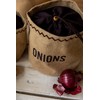 Natural Elements Onion Bag with Blackout Lining, Hessian, Brown, 20