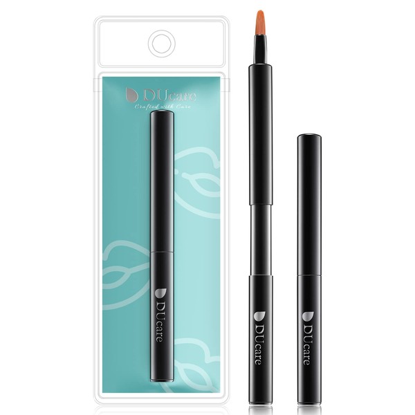 DUcare Lip Brush, 1 Piece Sliding Makeup Brush, Portable, Stretchable,