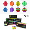 HAGOROMO Fulltouch Luminous Chalk 1 Box, Non-Toxic, Dustless [72 Pcs/Violet]