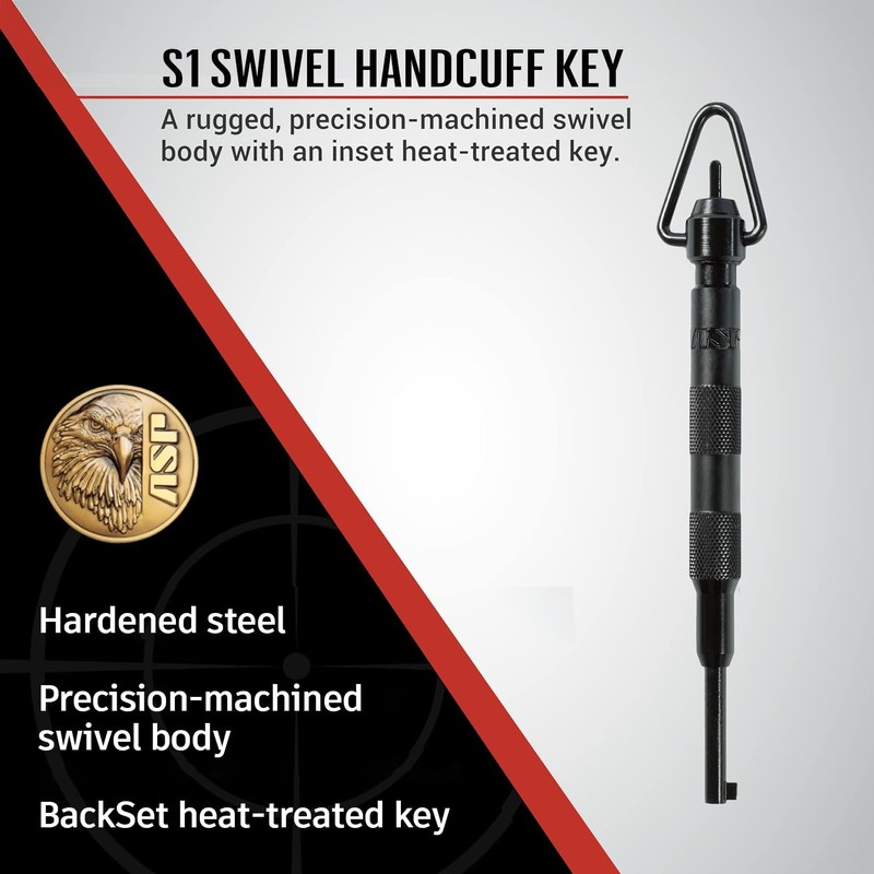 ASP Swivel Tactical Handcuff Key, Security Professional and Police Gear