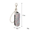 Bling Folding Hair Brush Keychain Rhinestone Pocket Hair Brush Keyring