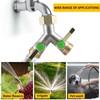 Brass Garden Hose Splitter, Garden Hose Splitter 2 Way Heavy