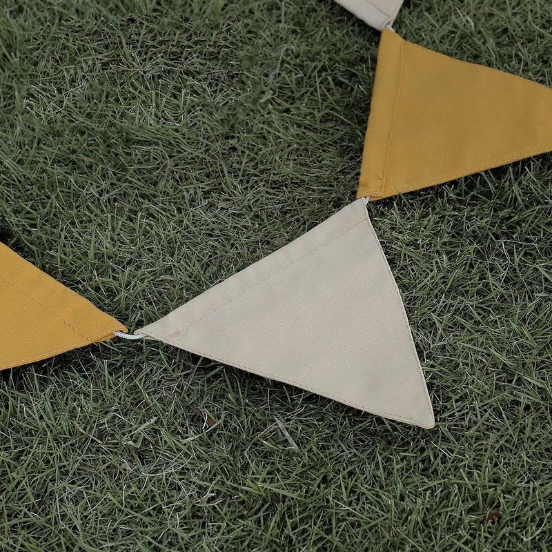 SOREIA Camping Flags, Canvas, Triangle Flags, Camp Flags, Ornaments, 16