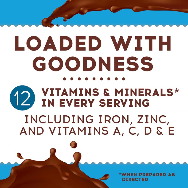 Ovaltine Rich Chocolate Drink Mix, Powdered Drink Mix for Hot