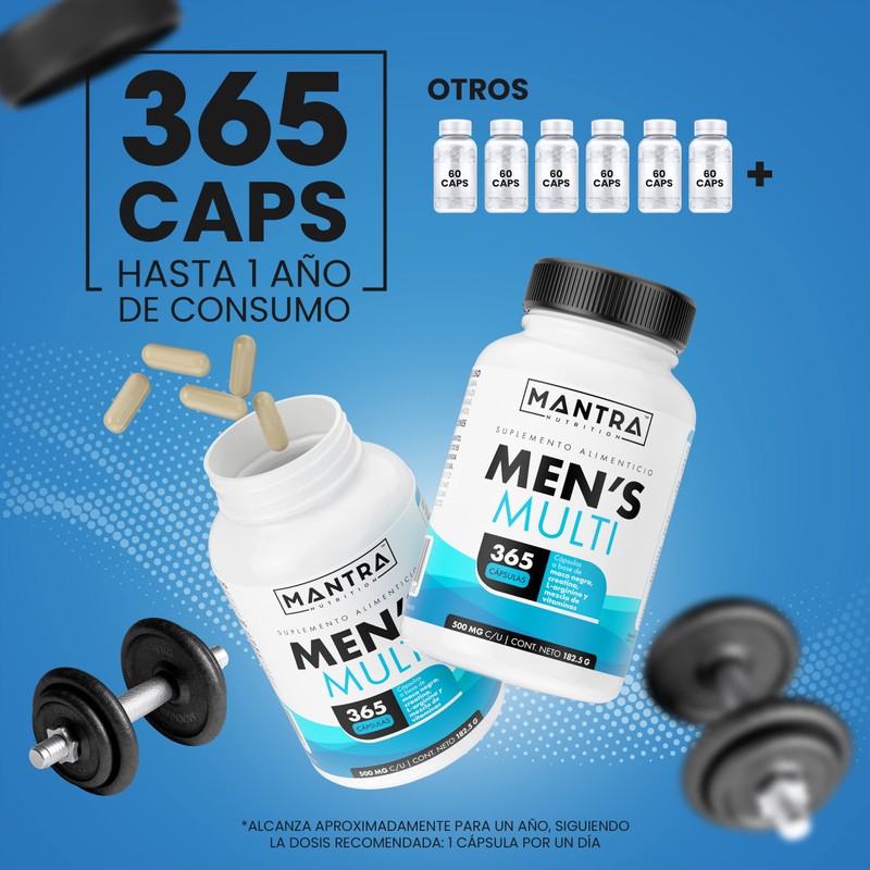 MULTIVITAMÍNICO DE HOMBRE | MANTRA Nutrition | Men´s Multi |