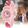 Children Cartoon Wrist Watch PVC Strap Waterproof Quartz Watch for