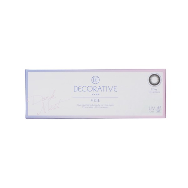 デコラティブアイズ(DECORATIVE EYES) デコラティブアイズ ヴェール 1day ダークミスト ±0.00 10枚入り SE16582