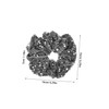 Healvian 2pcs Sequined Hair Scrunchies for Women Teen Girls Elastic