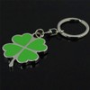 Bestdays Four-Leaf Clover Fortune Keychain Lucky Shamrock Sparkling Charm Keyring