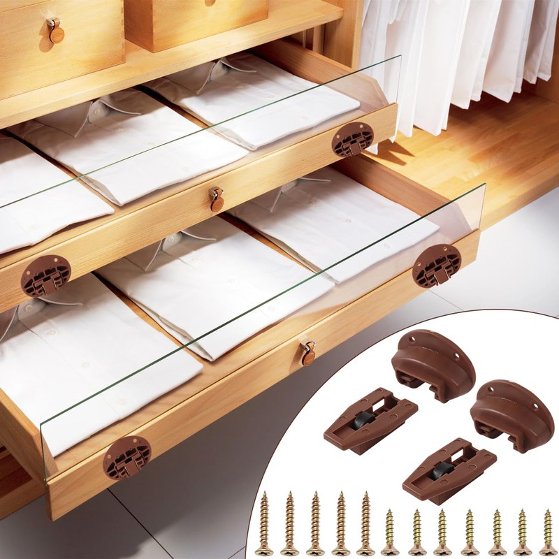 12 Sets Drawer Guide Kit, Enhanced Commercial Slide Style Drawers