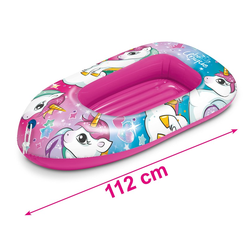 Mondo Toys - Unicorn Boat Inflatable Base - Inflatable Dinghy