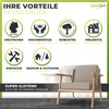 24 x PTFE furniture glider with nail - 19 mm
