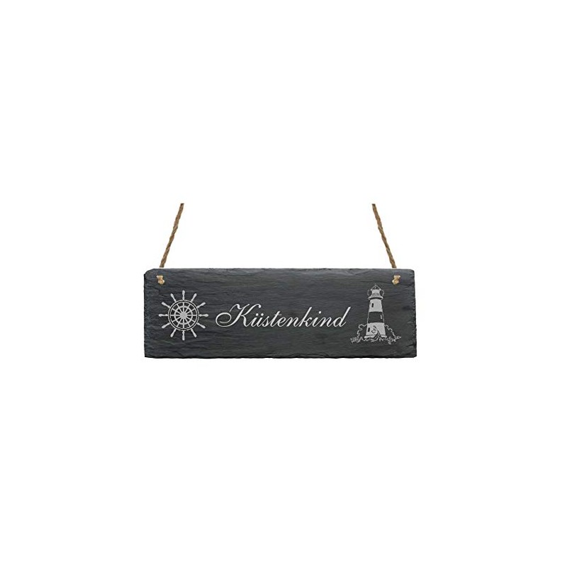 Dekolando Home Accessories Slate Door Sign 22 x 8 cm