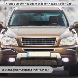 RATCHROLL Front Right Side Bumper Headlight Washer Nozzle Cover Cap for Volvo XC90 2003-2011 Bumper Trim Nozzle Cover No.39875254 Unpainted 1 Pcs