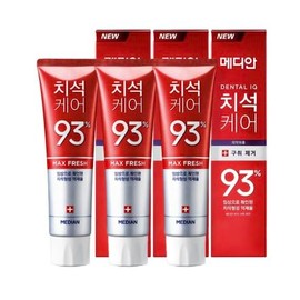 Tartar Control Breath-Freshening Toothpaste 120g x 3 Tubes, Max Mint Flavor