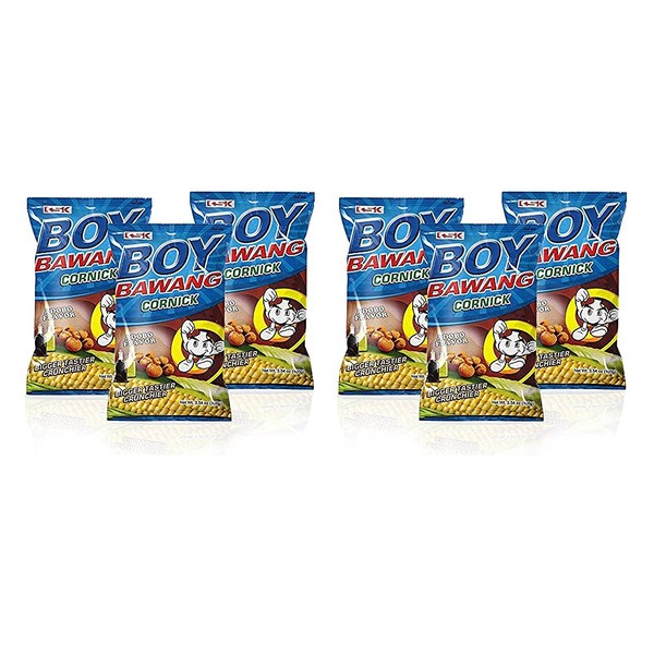 Boy Bawang Cornick Adobo Flavor 100g Pack of 6