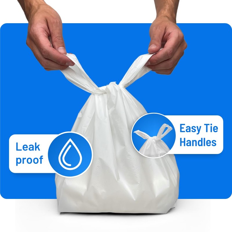 Adult Nappy Disposal Bags White | 100 Pack | 10%
