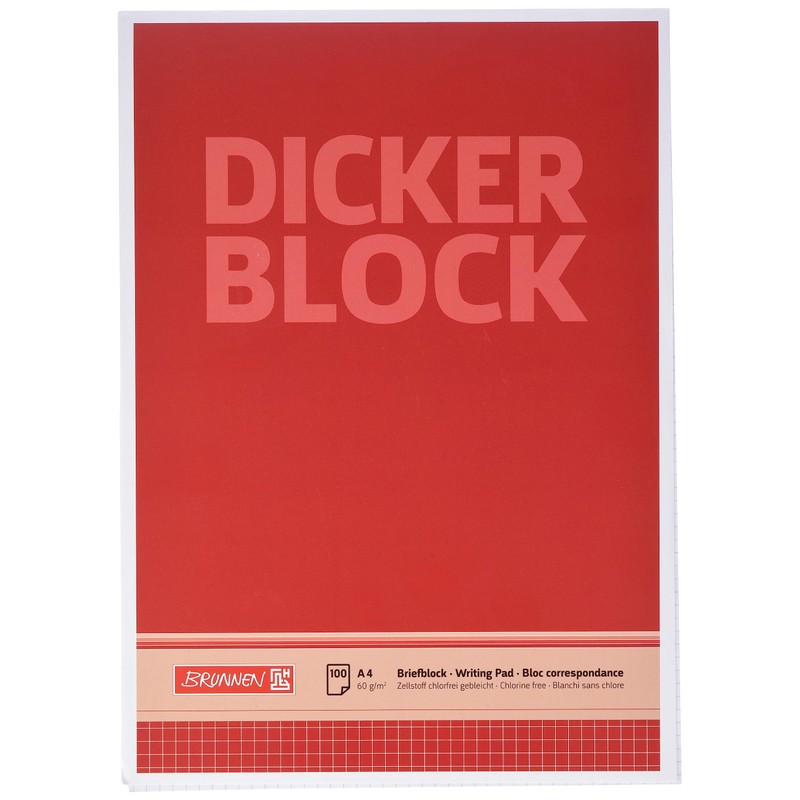 Brunnen 1052688 Writing Pad / Writing Pad / The Thick