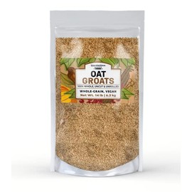 Oat Groats By Unpretentious Baker, 14 lb, Natural Whole Grain, High in Fiber, Uncut & Unrolled