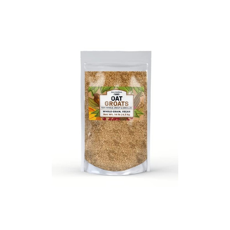 Oat Groats By Unpretentious Baker, 14 lb, Natural Whole Grain,
