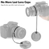 Lunhoo 6Pcs Lens Cap Keeper, Camera Lens Cap Leash with