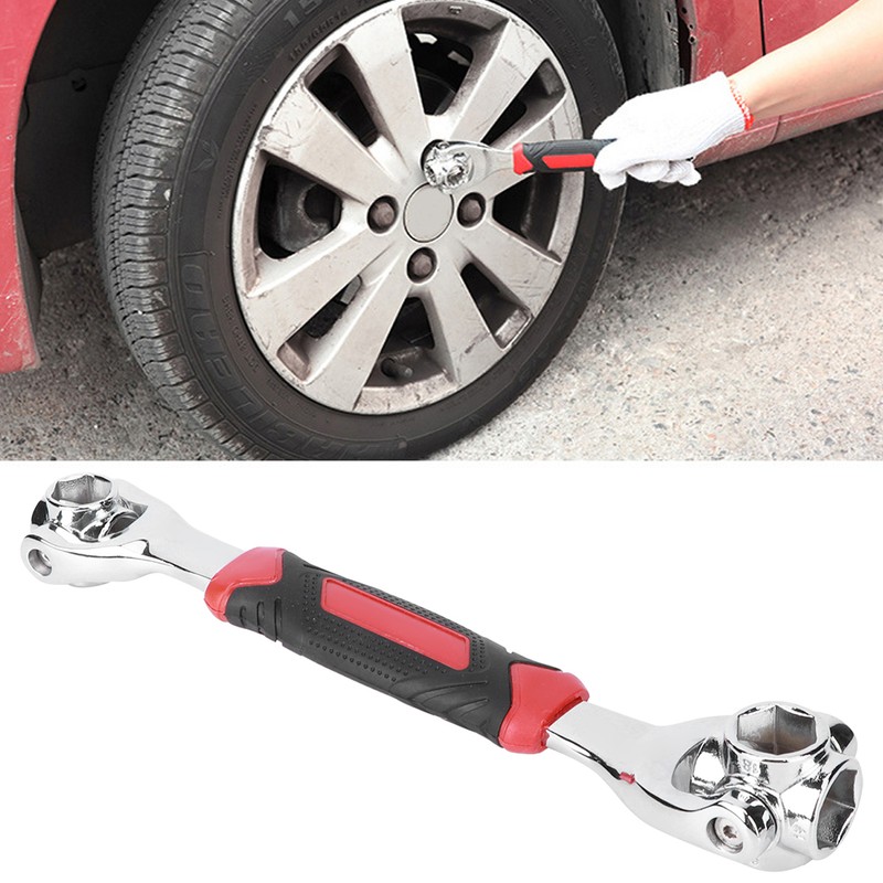 8‑in‑1 Socket Wrench Rotatable Double‑Ended High‑Carbon Steel Magnet Repair Hand