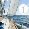 sourcing map 4Pcs 10mmx45mm Quick Release Pins, Carbon Steel Marine