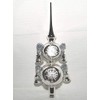 Jingle Bells Lauscha Christmas Tree Topper Silver with Reflex 4