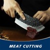 ANLJNCC Meat Cleaver Knife for Meat Cutting with Sheath, Professional