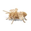 Puzzled 3D Puzzle Honeybee Wood Craft Construction Model Kit, Unique