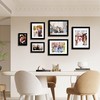 FIXSMITH 5x7 Picture Frame, Black Photo Frame with HD Plexiglass,